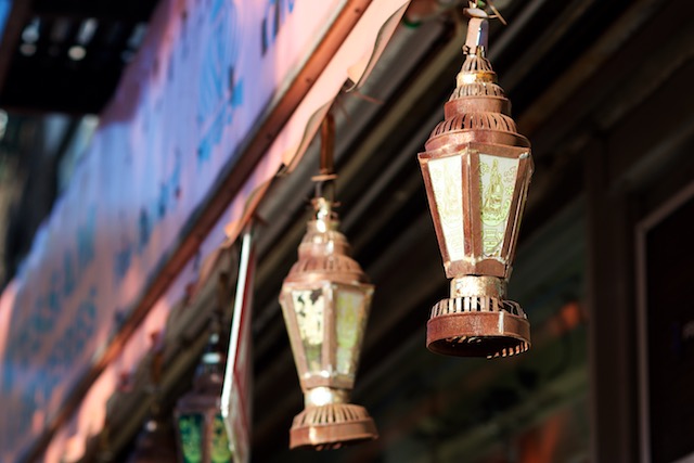 Hanging Lanterns in Astoria's Little Egypt