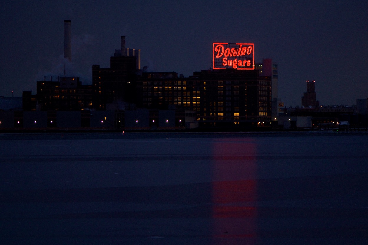 Domino Sugar Factory on the Inner Harbor
                     in Baltimore