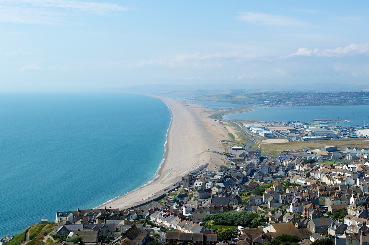 Beach Cliff View From the Isle of Portland England