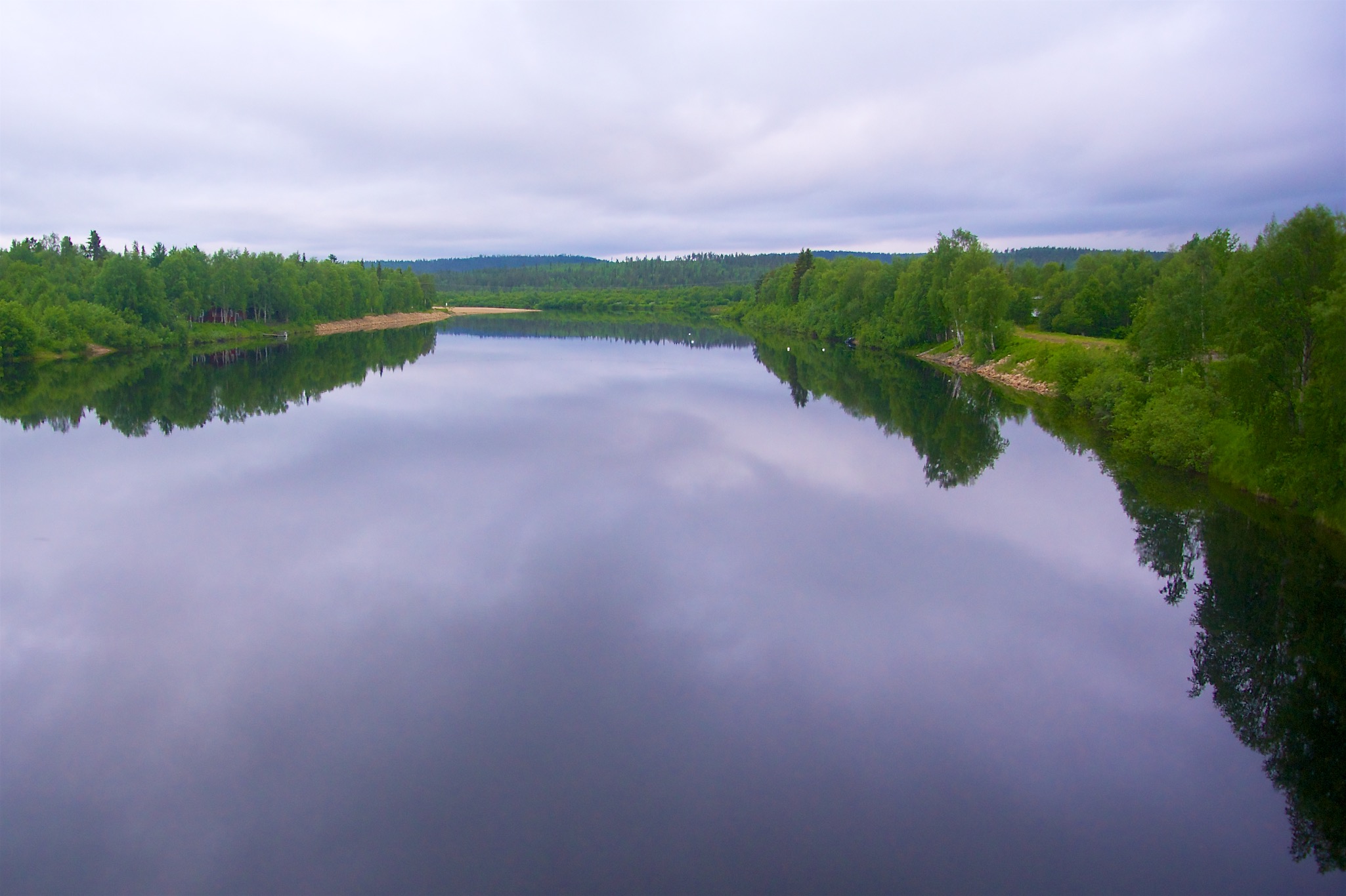 Lake in Lapland, Finland