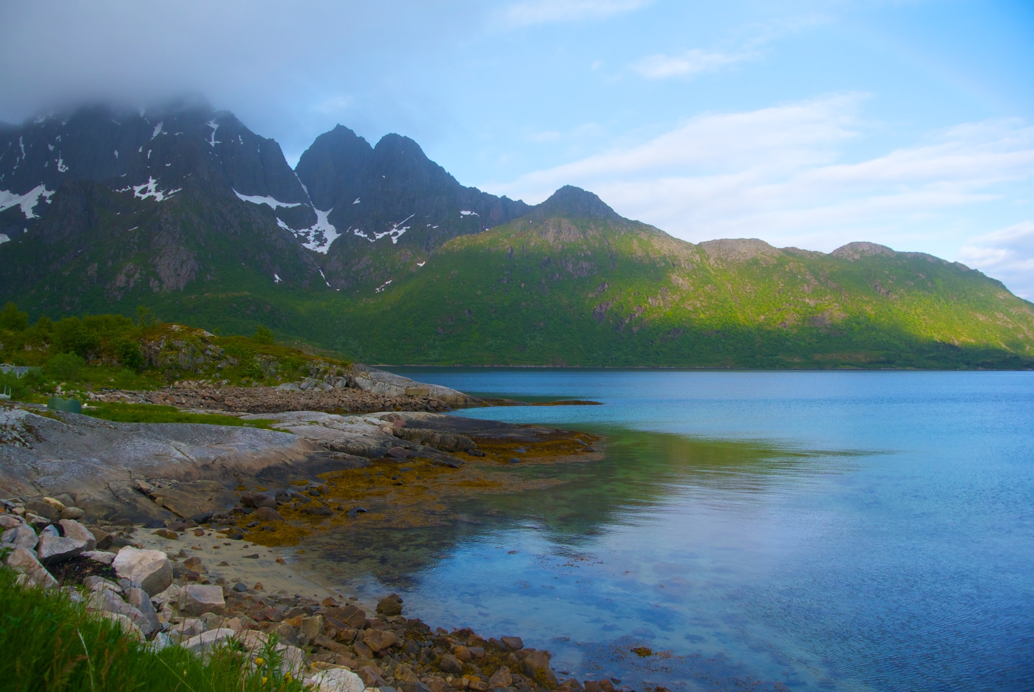 Fjord in Lofoten, Norway