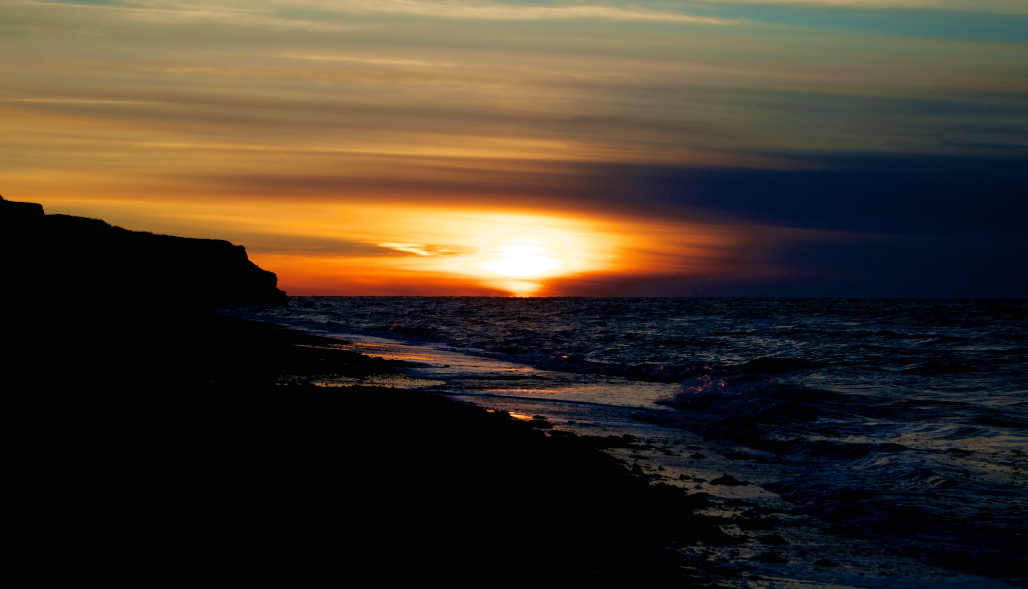 North Cape Coast of Prince Edward Island Canada at Sunset