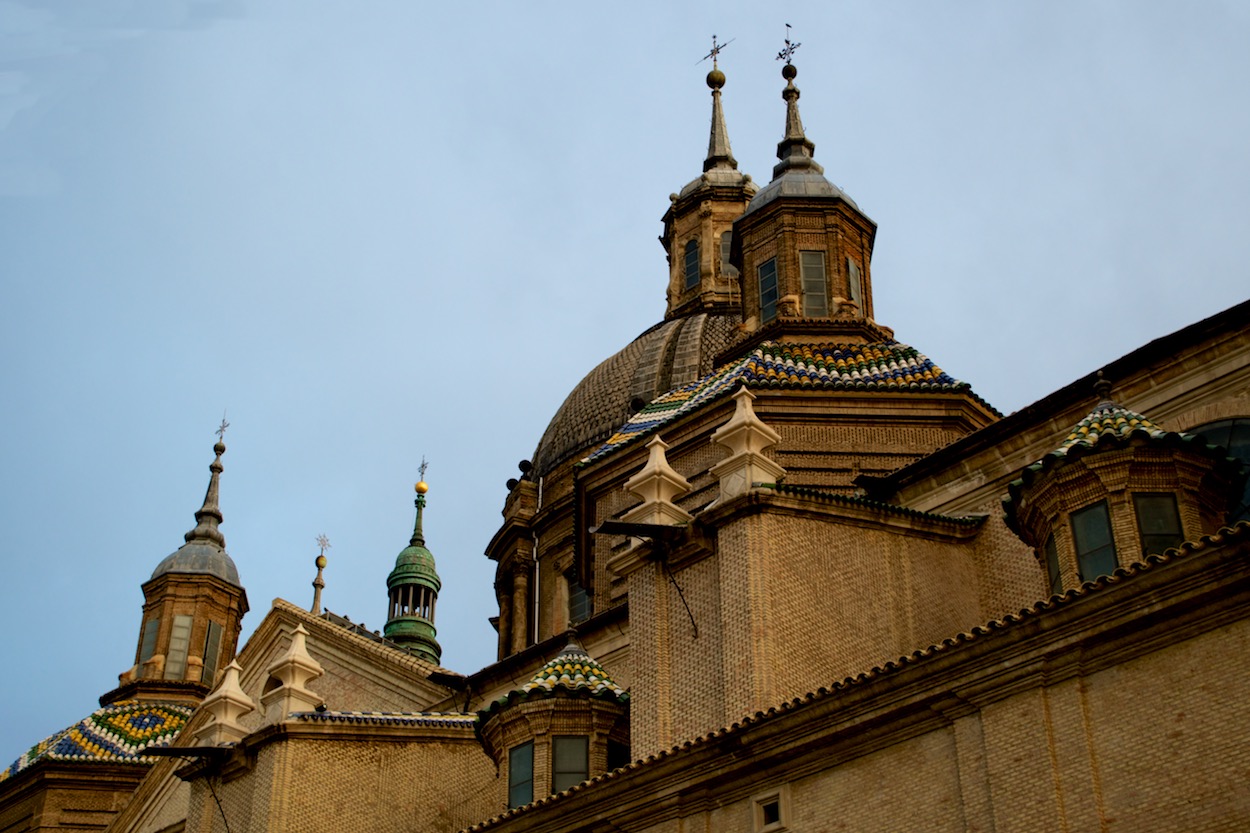 Tiled Dome Roofs in Zaragoza Spain